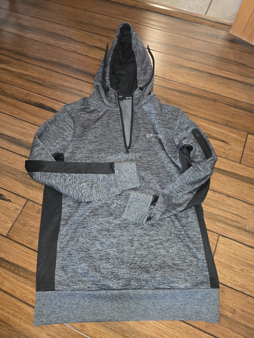 Men's Spyder Hooded Sweatshirt Size Large